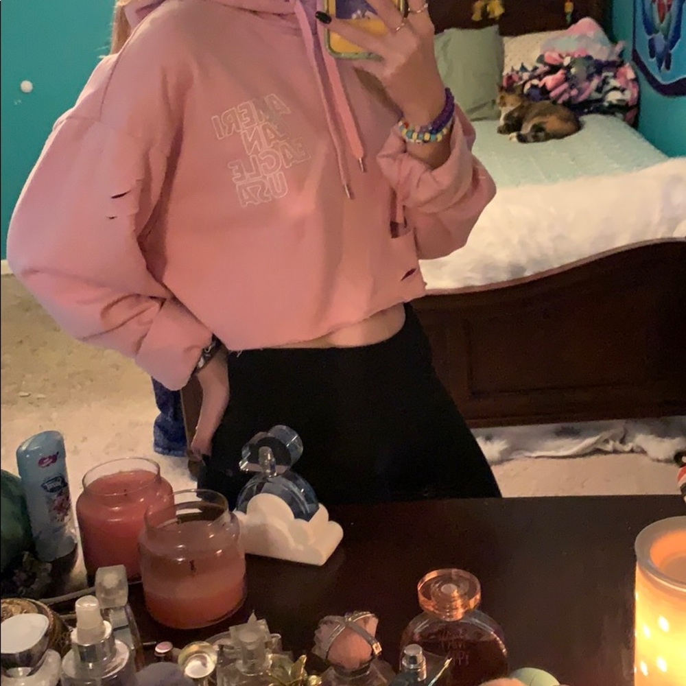 Pink cropped æ top - Picture 2 of 6